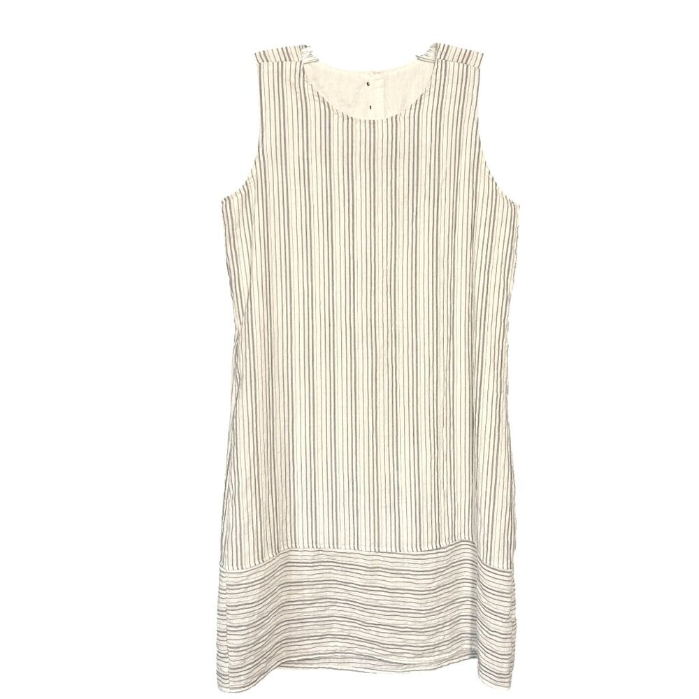 Mitzi Collection Striped Sleeveless Dress S